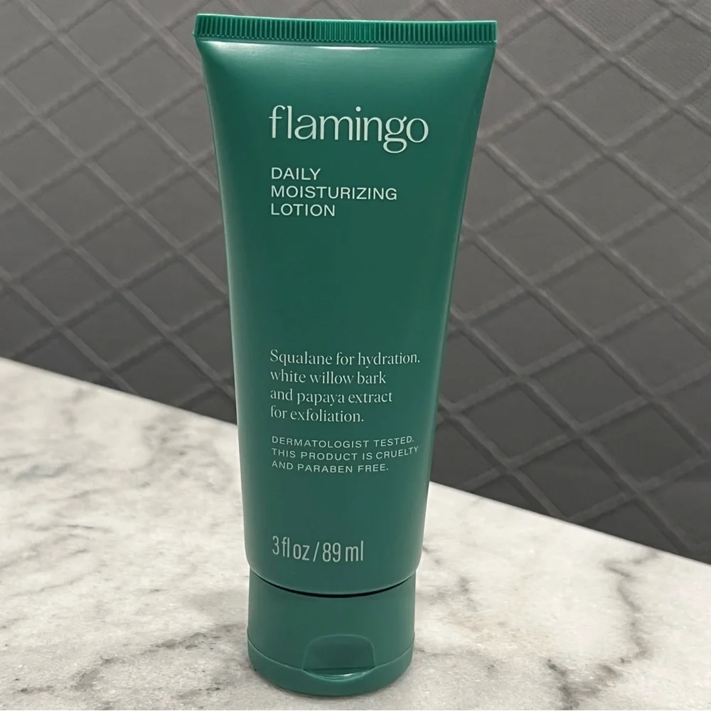 Flamingo * Travel Shave Kit * NWT * Razor*Holder*Shave Cream*Moisturizing Lotion - Picture 12 of 14